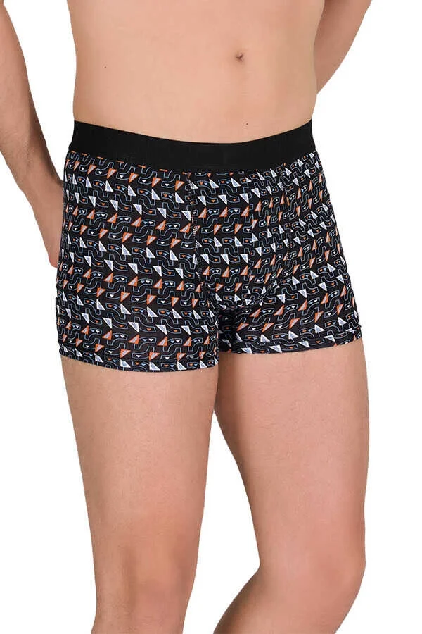 Berrak 4480 Erkek Likralı Desenli Boxer
