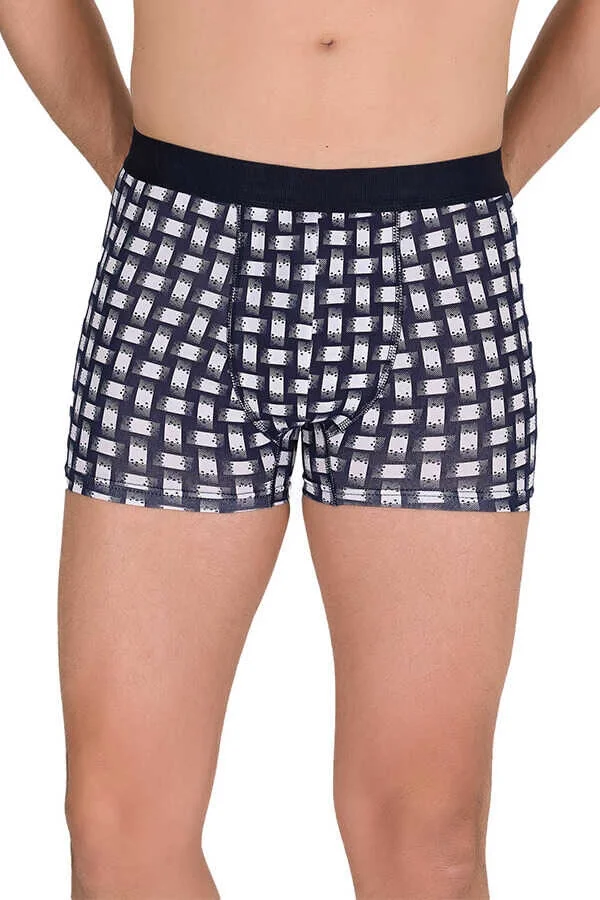 Berrak 4480 Erkek Likralı Desenli Boxer