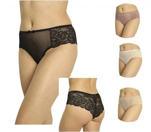 Confeo 804-008 Kadın Dantelli 4lü Bikini Külot