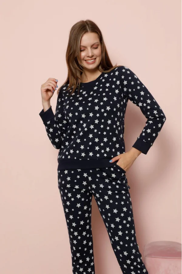 Confeo 840.233 Kadın Kışlık Bisiklet Yaka  Pijama Takım