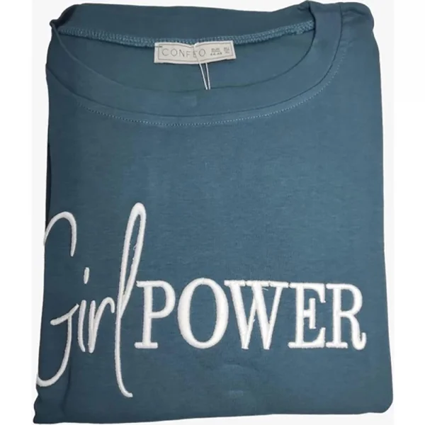Confeo 840.617 Kadın Kışlık Önü Nakışlı Pijama Takım