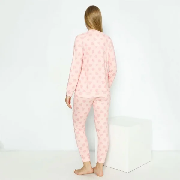 Confeo 840.800 Kadın Kışlık Bisiklet Yaka Reglan Uzunkol Pijama Takım