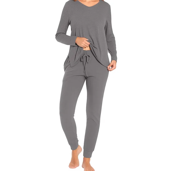 Confeo 840-802 Kadın V Yaka Uzunkol Pi̇jama Takım