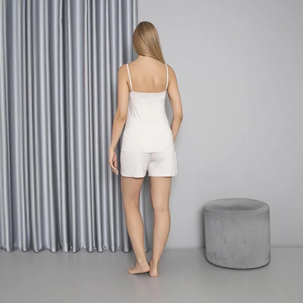 Confeo C840-701 Kadın Viskon İp Askılı Short Takım
