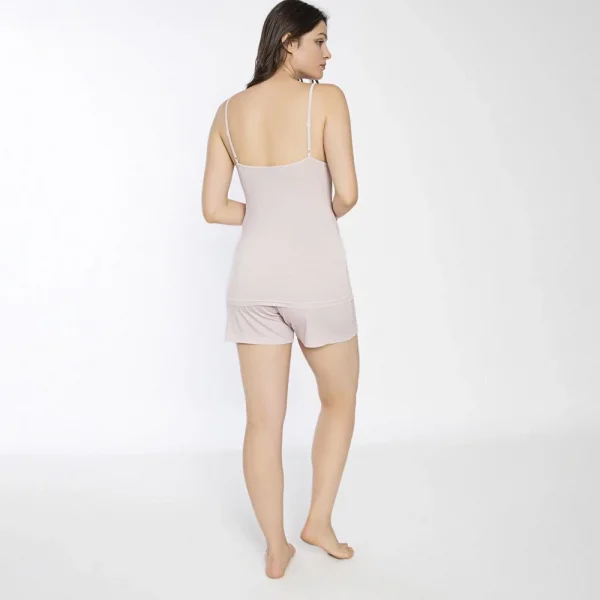 Confeo C840-701 Kadın Viskon İp Askılı Short Takım