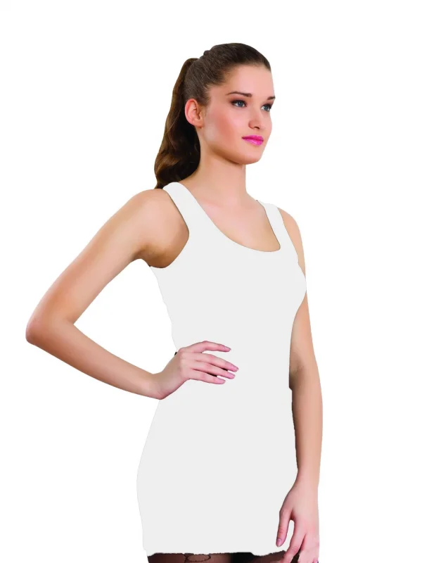 Dono 2228 Kadın Geniş Askılı Uzun Body