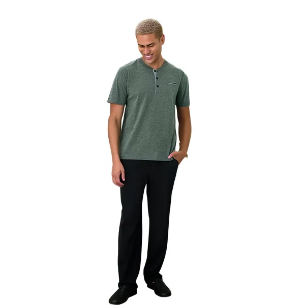 Elitepoint 1527 Erkek Kısa Kol Uzun Alt Yazlık Pijama Takımı
