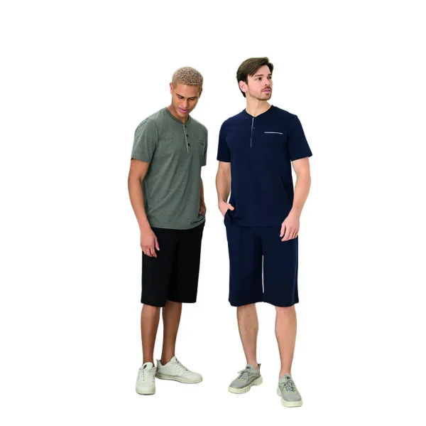 Elitepoint 1706 Erkek Yazlık Şortlu Pijama Takımı