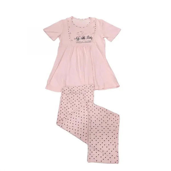 FLZ 24010 Kadın Yazlık Lohusa Pijama Takım