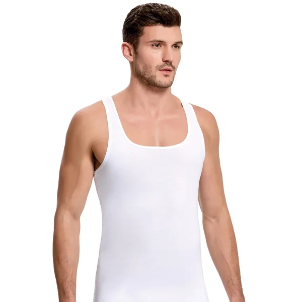 İlke 119 Erkek Rambo Atlet Beyaz    XL