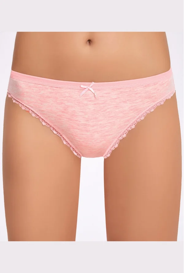 İlke 278 Kadın Melanj Dantel Bikini Külot