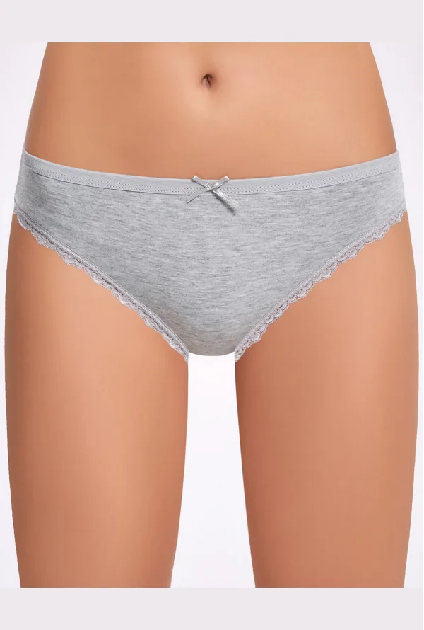 İlke 278 Kadın Melanj Dantel Bikini Külot