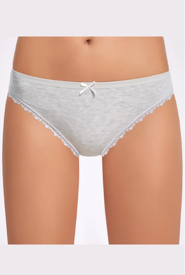 İlke 278 Kadın Melanj Dantel Bikini Külot