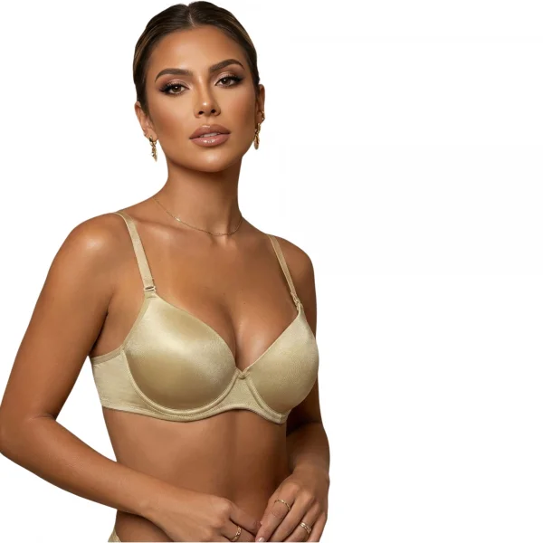 Le Jardin 7080 Desire Micro Kaplı Silikonlu Askısı Çıkabilen Destekli Sütyen