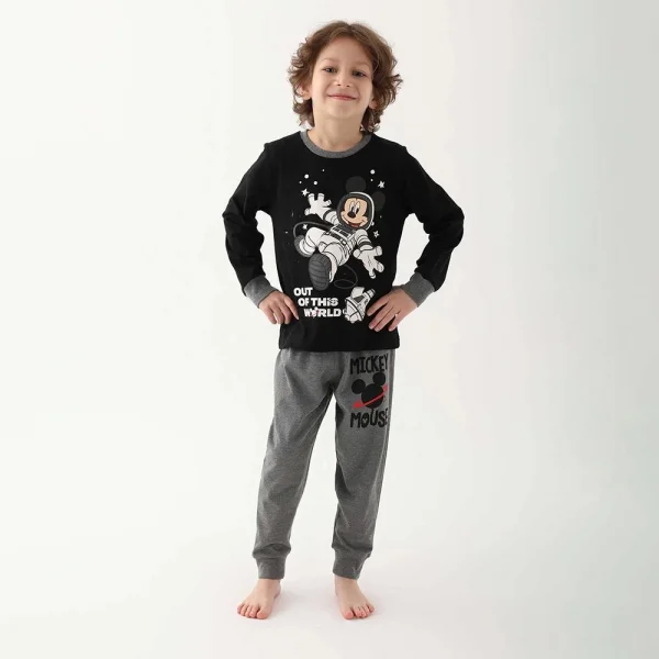 Mickey Mouse 4821C Erkek Çocuk Kışlık Pijama Takım