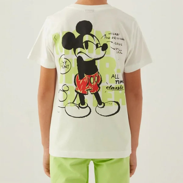 Mickey Mouse 4872C Erkek Çocuk Yazlık Bermuda Pijama Takım