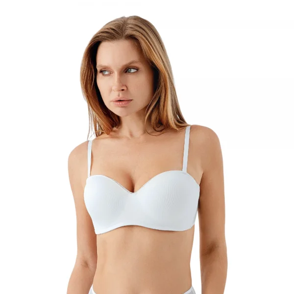 Newbra Lingerie 7045 Kadın Desteksiz C Cup Dantelli Sutyen