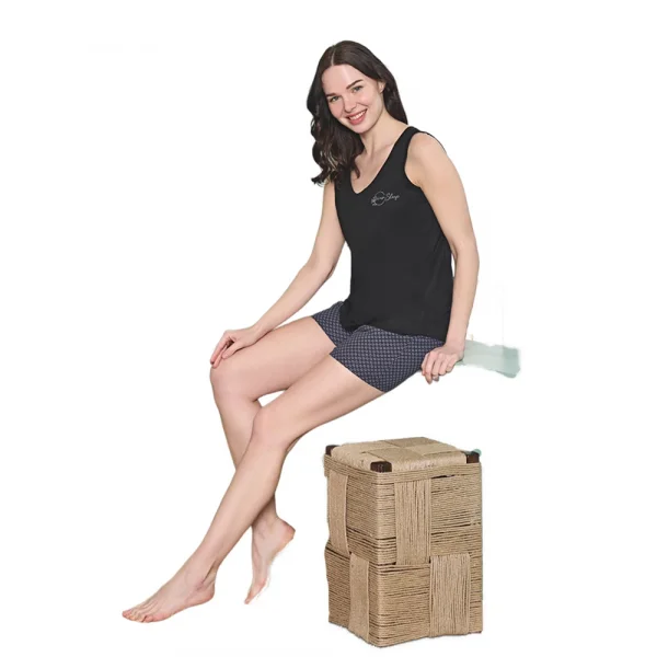Over Sleep 1936 Kadın Şortlu Modal Yazlık Pijama Takım