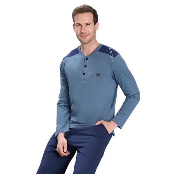 Over Sleep 2104 Erkek Büyük Beden Pijama Takım