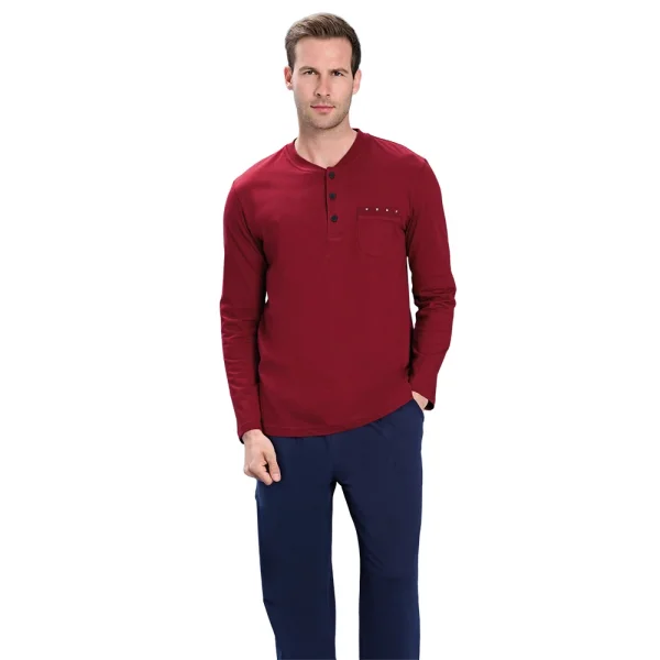 Over Sleep 2105 Erkek Büyük Beden Pijama Takım