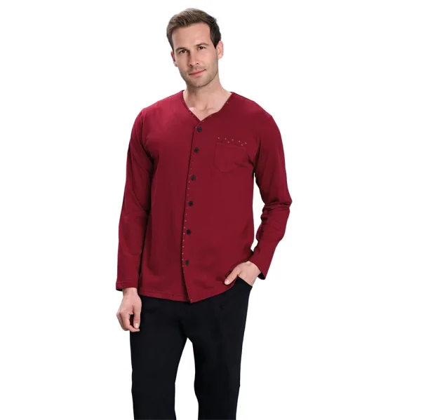 Over Sleep 2141 Erkek Büyük Beden Pijama Takım