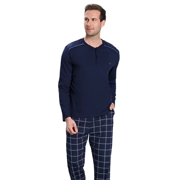 Over Sleep 2153 Erkek Büyük Beden Pijama Takım