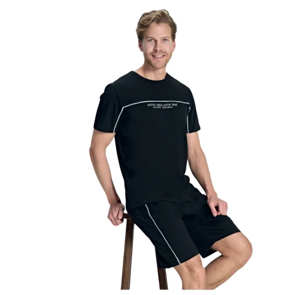 Over Sleep 2392 Erkek Süprem Şort Yazlık Takım (M-L-XL-2XL)