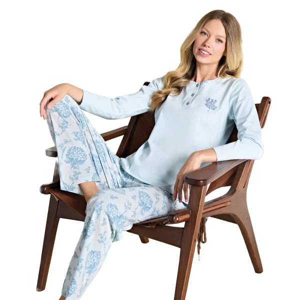 Over Sleep 3108 Kadın Büyük Beden Pijama Takımı