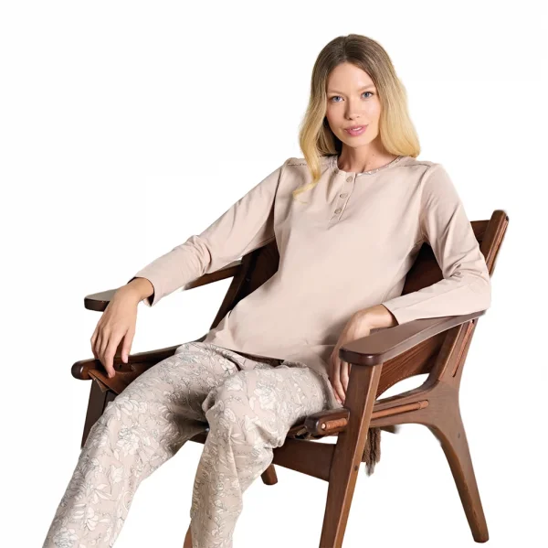 Over Sleep 3123 Kadın Büyük Beden Pijama Takımı