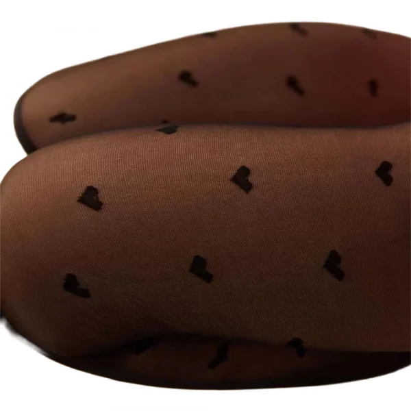 Penti Kadın Mini Heart Desenli Külotlu Çorap