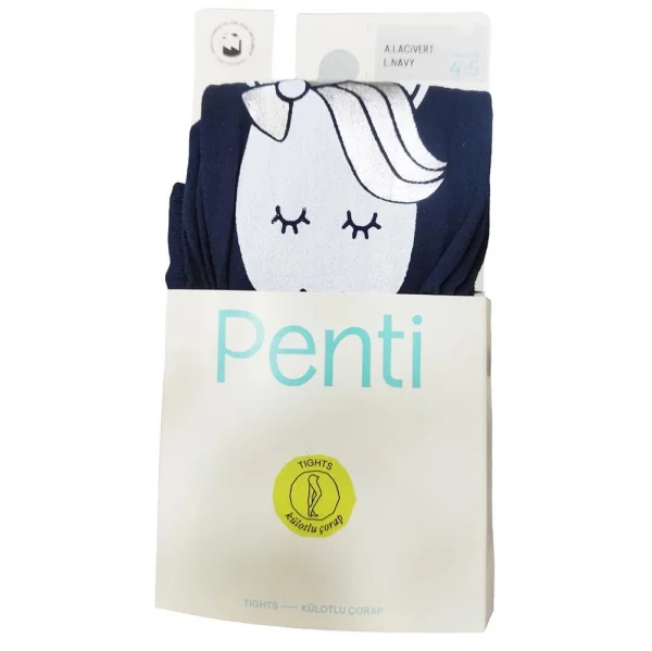 Penti Kız Çocuk Sleepy Unicorn Desenli Külotlu Çorap 40 Denye