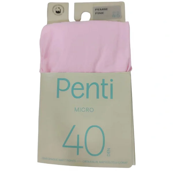 Penti Pretty Kız Çocuk Micro 40 Külotlu Çorap