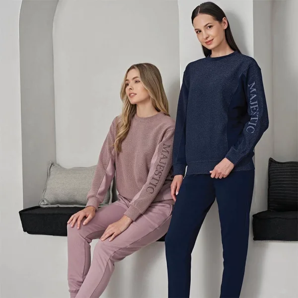 Poleren 8123 Kadın Kışlık Pijama Takım