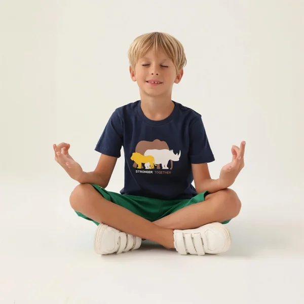 Roly Poly 3362C Erkek Çocuk Kapri Yazlık Pijama Takım