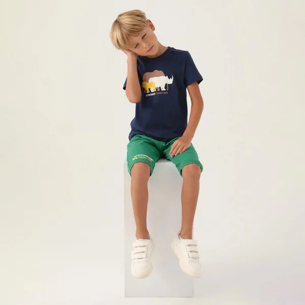 Roly Poly 3362C Erkek Çocuk Kapri Yazlık Pijama Takım
