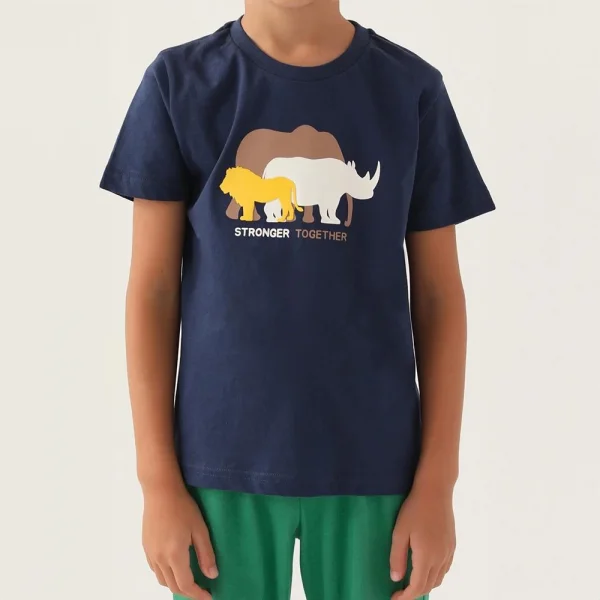 Roly Poly 3362C Erkek Çocuk Kapri Yazlık Pijama Takım