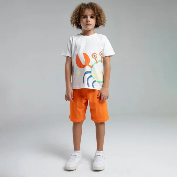 RolyPoly 3576C Erkek Çocuk Bermuda Yazlık Pijama Takım
