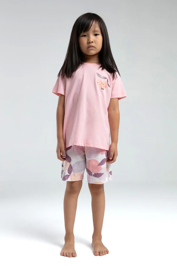 RolyPoly 3618C Kız Çocuk Şort Yazlık Pijama Takım