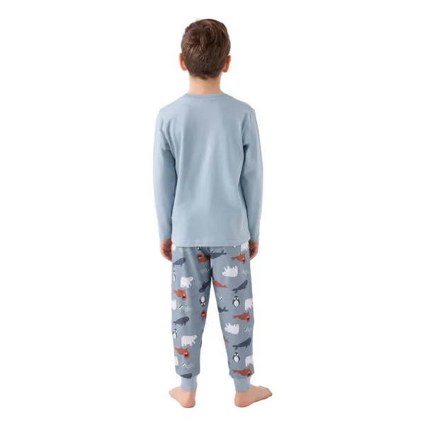 RolyPoly RP3420-2 Erkek Çocuk Kışlık İkili Pijama Takım