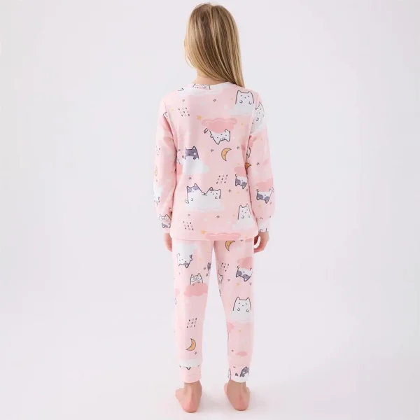 RolyPoly RP3460C Kız Çocuk Kışlık Pijama Takım