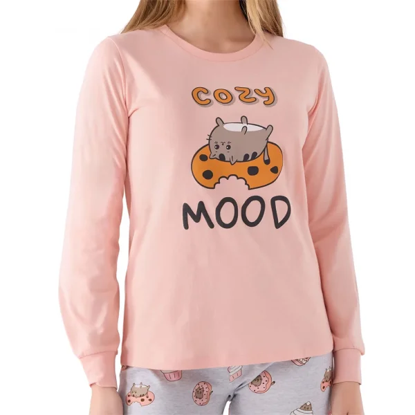 RolyPoly RP3467-2 Kız Çocuk Kışlık İkili Pijama Takım