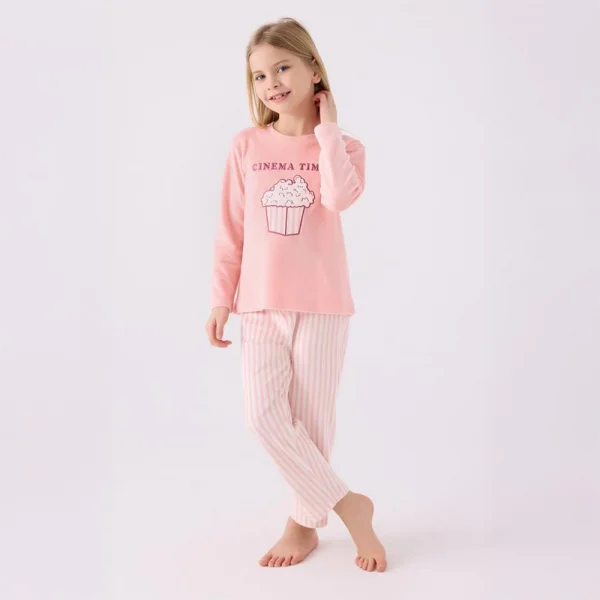RolyPoly RP3479G Kız Çocuk Garson Boy Kışlık Pijama Takım