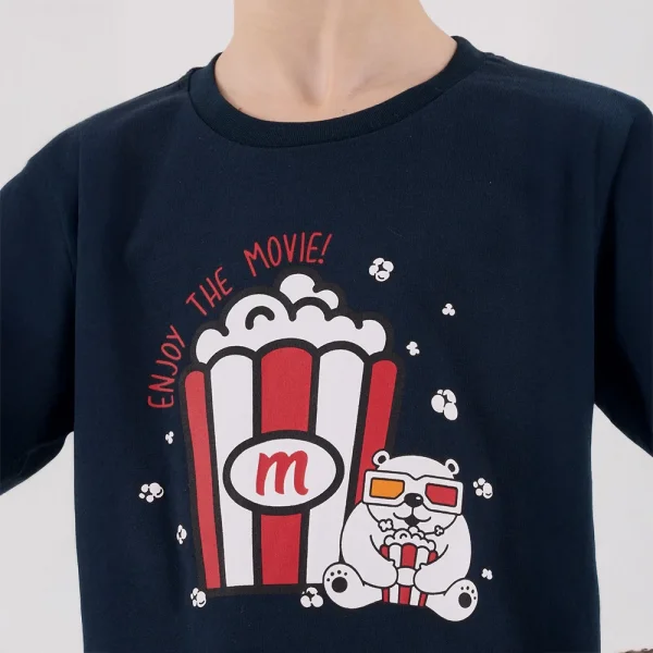 RolyPoly RP3676-G Baba Oğul Kışlık İkili Pijama Takım (Garson Boy Çocuk)
