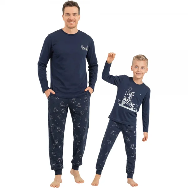 Rolypoly RP3864G Baba Oğul Uzun Kol Pijama Takım (Oğul)
