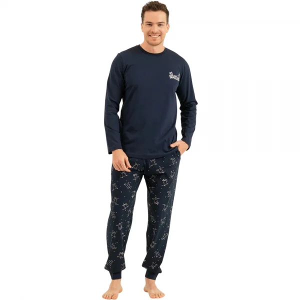 Rolypoly RP3864S Baba Oğul Uzun Kol Pijama Takım (Baba)