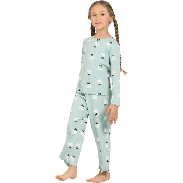 Rolypoly RP3901C Kız Çocuk Uzun Kol Pijama Takım