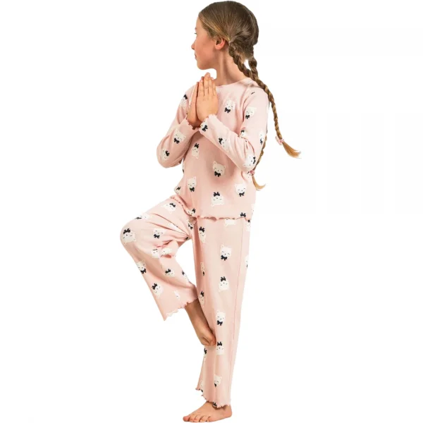 Rolypoly RP3901C Kız Çocuk Uzun Kol Pijama Takım