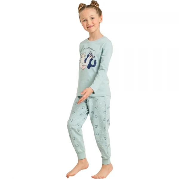 Rolypoly RP3902C Anne Kız Uzun Kol Pijama Takım (Kız Çocuk)