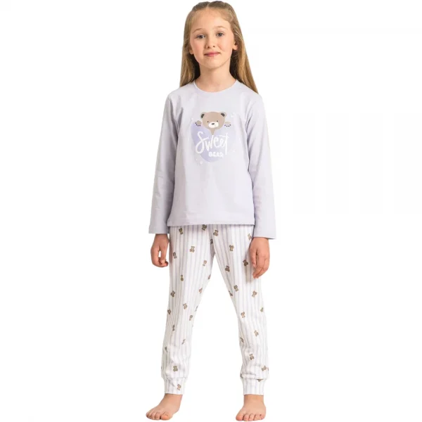 Rolypoly RP3911C Kız Çocuk Uzun Kol Pijama Takım