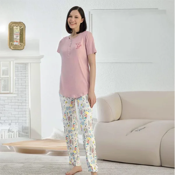 Rozalinda 2712 Kadın Yazlık Pijama Takım